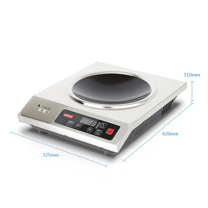 Commercial Induction Cooker 3500W Large Power Electromagnetic Furnace Waterproof Concave Induction Cooker FGH3.5KW
Commercial Induction Cooker 3500W Large Power Electromagnetic Furnace Waterproof Concave Induction Cooker FGH3.5KW