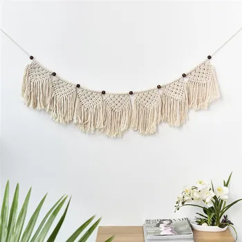 100% Handcrafted Macrame Hanging Drops Cotton Thread Bohemian Style Wall Hanging Retro Stylish Wedding Backdrop Home Decor
100% Handcrafted Macrame Hanging Drops Cotton Thread Bohemian Style Wall Hanging Retro Stylish Wedding Backdrop Home Decor