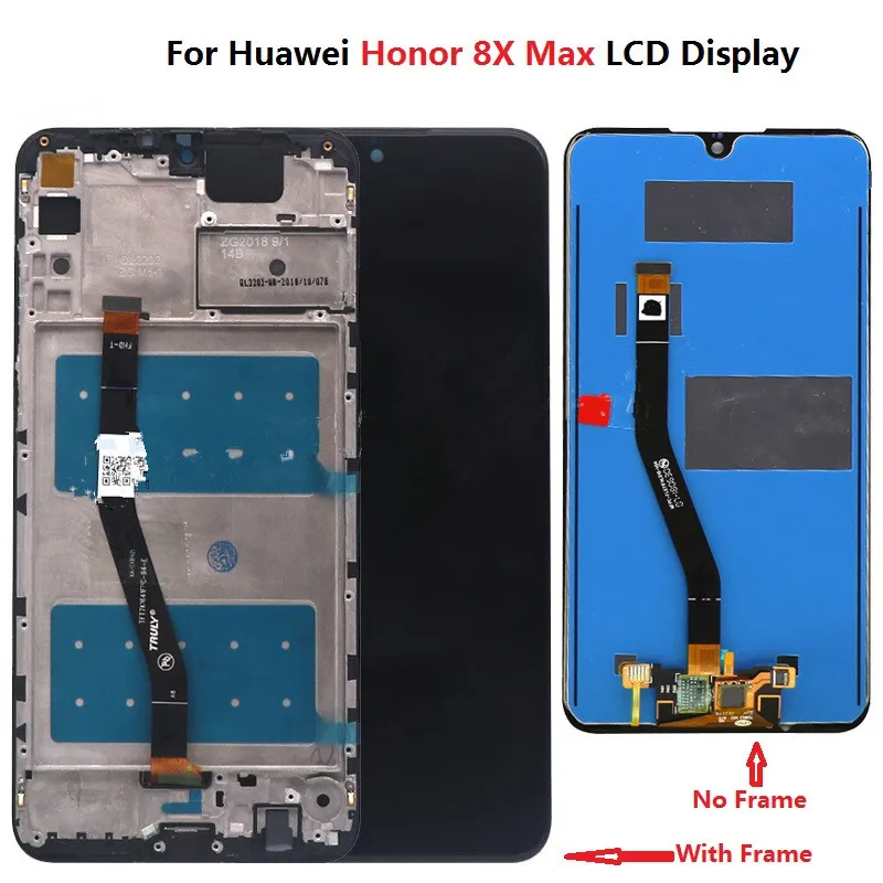 7.12 New 100% Tested Warranty Original For Huawei Honor 8X Max LCD Honor 8X Max Display Touch Screen Digitizer Assembly
7.12 New 100% Tested Warranty Original For Huawei Honor 8X Max LCD Honor 8X Max Display Touch Screen Digitizer Assembly