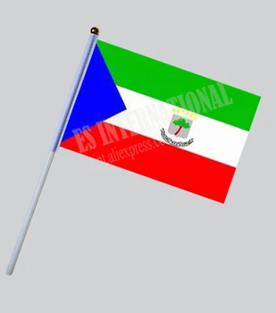 Equatorial Guinea Hand Flag National Hand Flag 14*21cm Polyester Small Size Flying Banner Custom Hand flag
Equatorial Guinea Hand Flag National Hand Flag 14*21cm Polyester Small Size Flying Banner Custom Hand flag