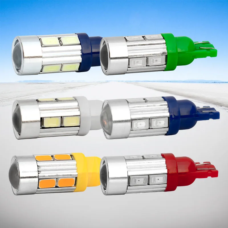 2PCS W5W 10 LED 5630 5730 SMD with Projector Lens Car Parking Lights T10 194 168 AUTO Wedge Tail Side Light reading dome lamps
2PCS W5W 10 LED 5630 5730 SMD with Projector Lens Car Parking Lights T10 194 168 AUTO Wedge Tail Side Light reading dome lamps