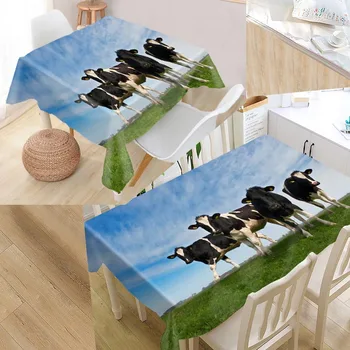 High Quality Custom Cows Tablecloth Rectangular Waterproof Dustproof For Kitchen Home Decoration Table Cover
High Quality Custom Cows Tablecloth Rectangular Waterproof Dustproof For Kitchen Home Decoration Table Cover