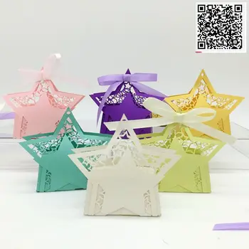 100pcs five star European-style hollow Wedding Candy Box Gift Paper Boxes Chocolate Carton Wedding Supplies
100pcs five star European-style hollow Wedding Candy Box Gift Paper Boxes Chocolate Carton Wedding Supplies