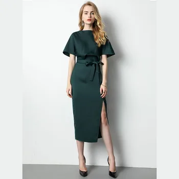 Women Summer Dress 2019 High Quality Runway Star Style Short Sleeve Solid Elegant Pencil Dresses Vestidos NP0685J
Women Summer Dress 2019 High Quality Runway Star Style Short Sleeve Solid Elegant Pencil Dresses Vestidos NP0685J