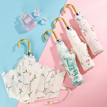 cherry umbrella female fold umbrellas fresh style pocket parasol girl sun umbrella rain women Windproof Creative flower floral
cherry umbrella female fold umbrellas fresh style pocket parasol girl sun umbrella rain women Windproof Creative flower floral