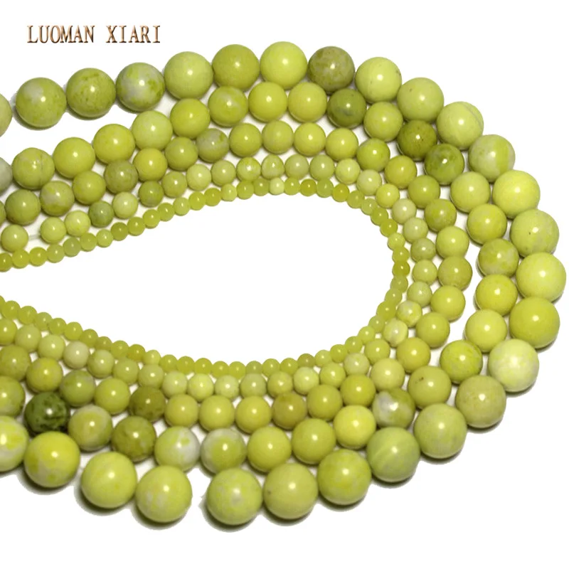 Wholesale Yellow Mustard Stone Natural Stone Beads For Jewelry Making Devil Stone DIY Bracelet Necklace 4mm 6mm 8mm 10mm 12mm
Wholesale Yellow Mustard Stone Natural Stone Beads For Jewelry Making Devil Stone DIY Bracelet Necklace 4mm 6mm 8mm 10mm 12mm