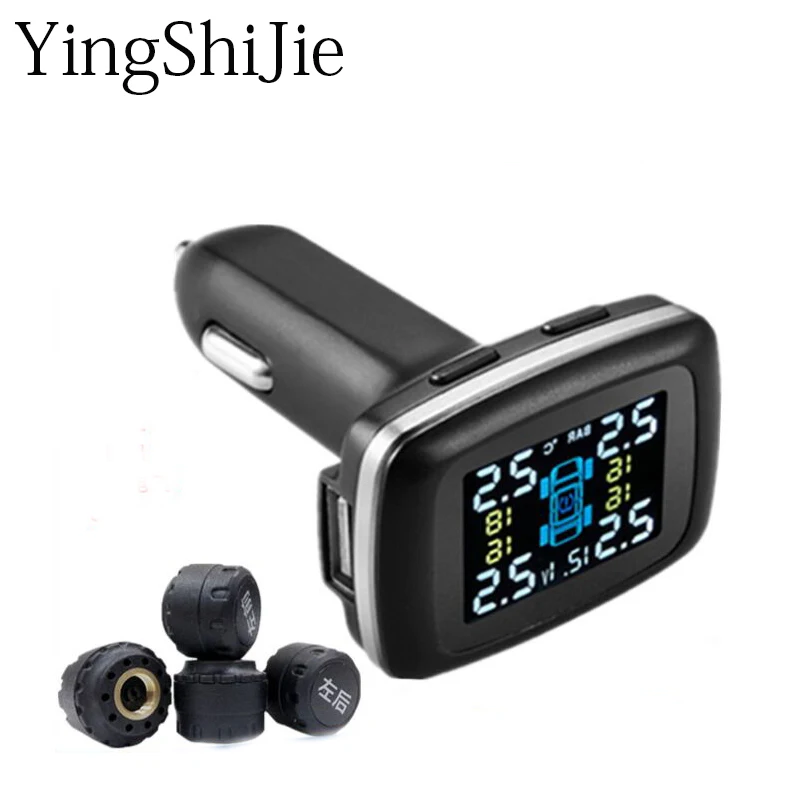 YingShiJie Smart car TPMS tire pressure Alarm monitoring system cigarette lighter USB external sensor car safety alarm Device
YingShiJie Smart car TPMS tire pressure Alarm monitoring system cigarette lighter USB external sensor car safety alarm Device