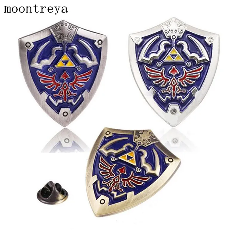 HSIC 3 Colors Classic Game The Legend of Zelda Brooches Blue Enamel Pin Triforce Shield Pins Badge For Wedding Jewelry HC10808
HSIC 3 Colors Classic Game The Legend of Zelda Brooches Blue Enamel Pin Triforce Shield Pins Badge For Wedding Jewelry HC10808