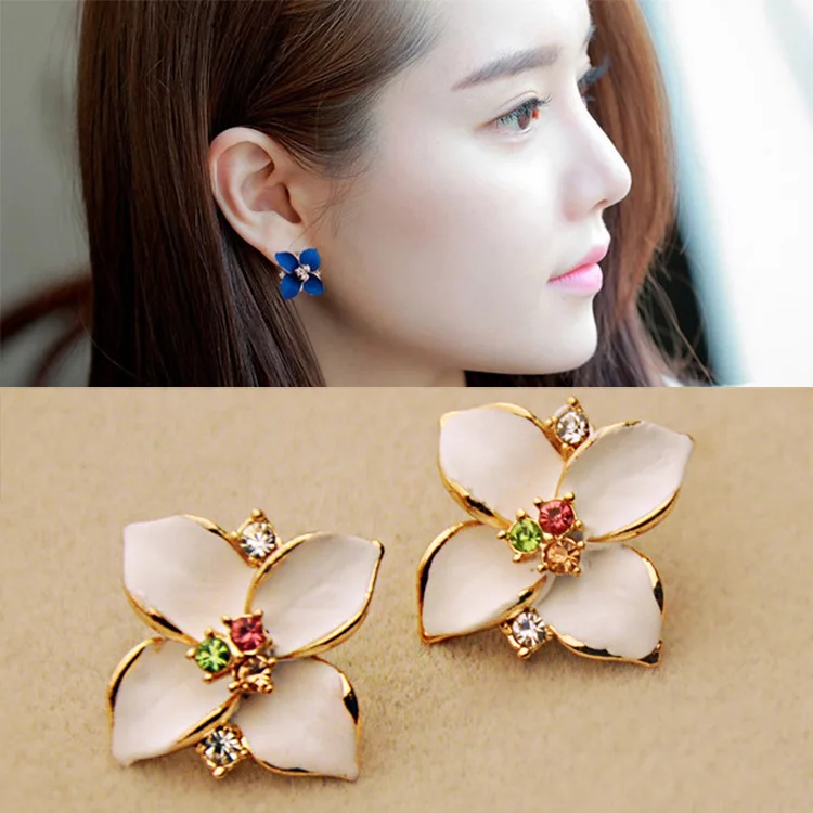New Minimalist Brief Cool Style Gold/Silver Color flower Studs Earrings For Women Dress Jewelry
New Minimalist Brief Cool Style Gold/Silver Color flower Studs Earrings For Women Dress Jewelry