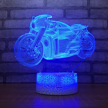 Harley3D Night Light Creative Illusion 3d Lamp LED 7 Color changing Table Desk Lamp For Children Xmas Gift
Harley3D Night Light Creative Illusion 3d Lamp LED 7 Color changing Table Desk Lamp For Children Xmas Gift