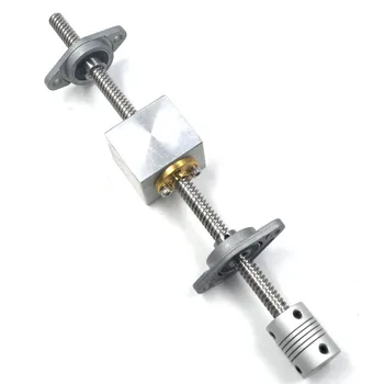450mm Length 8mm Dia Silver Vertical 2mm Lead Screw Rod & Pillow Block Mounted Bearing T8 Lead Screw Kit for 3D Printer Set of 6
450mm Length 8mm Dia Silver Vertical 2mm Lead Screw Rod & Pillow Block Mounted Bearing T8 Lead Screw Kit for 3D Printer Set of 6