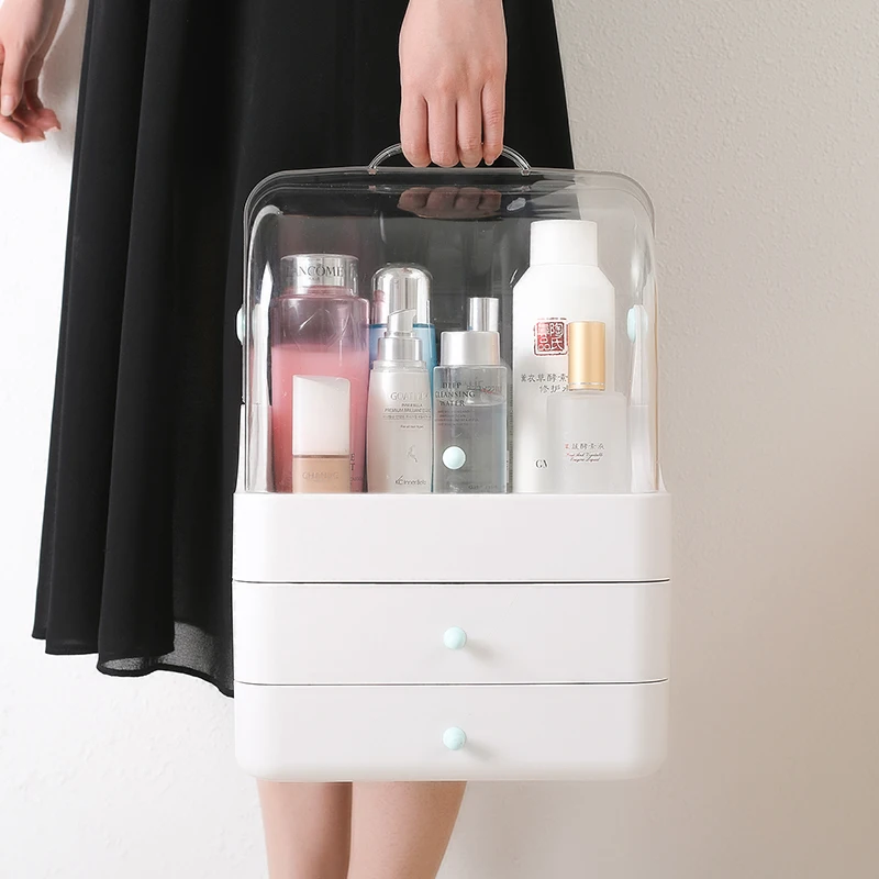 Plastic Cosmetics Storage Box Dust Cover Girl Desktop Dormitory Bathroom Mask Finishing Drawer Storage Box
Plastic Cosmetics Storage Box Dust Cover Girl Desktop Dormitory Bathroom Mask Finishing Drawer Storage Box