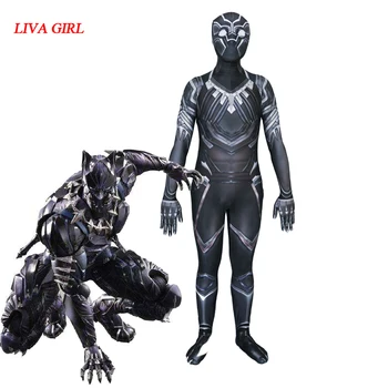 LIVAGIRL Avengers: Infinity Superhero War Black Panther Cosplay costumes 3D print zental Bodysuit halloween fancy ball Jumpsuits
LIVAGIRL Avengers: Infinity Superhero War Black Panther Cosplay costumes 3D print zental Bodysuit halloween fancy ball Jumpsuits