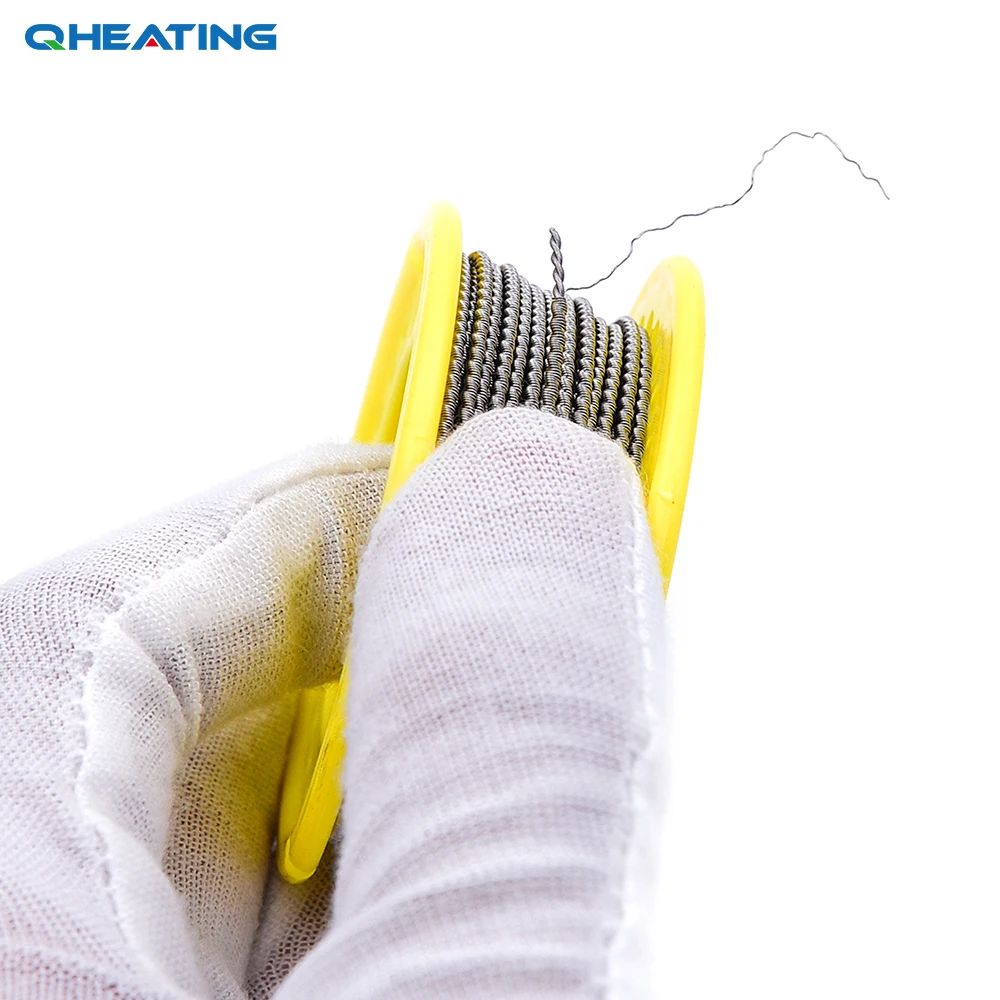 Qheating 5m/roll Fused Twisted/parallel Clapton Wire A1 /316L /NI80 for RDA RBA Rebuildable Atomizer Heating Wires Coil Tool
Qheating 5m/roll Fused Twisted/parallel Clapton Wire A1 /316L /NI80 for RDA RBA Rebuildable Atomizer Heating Wires Coil Tool