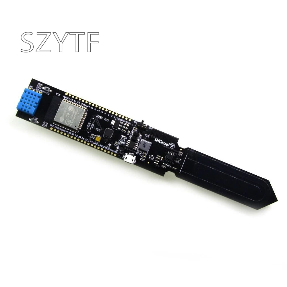 ESP32 Rev1 WiFi Bluetooth Battery DHT11 Development Board Soil Temperature Humidity Sensor Module
ESP32 Rev1 WiFi Bluetooth Battery DHT11 Development Board Soil Temperature Humidity Sensor Module