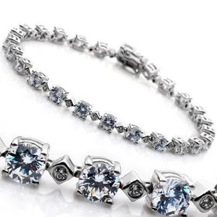 fashion! Luxury 6 carat sona Simulated Gem bracelets & bangles,925 sterling silver bracelets,charm bracelets tennis bracelet
fashion! Luxury 6 carat sona Simulated Gem bracelets & bangles,925 sterling silver bracelets,charm bracelets tennis bracelet