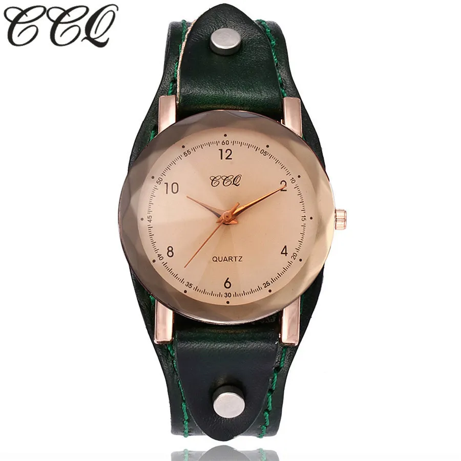 CCQ Brand Unisex Vintage Cow Leather Simple Bracelet Watch Women Men Casual Leather Quartz Wristwatches Clock Relogio Feminino
CCQ Brand Unisex Vintage Cow Leather Simple Bracelet Watch Women Men Casual Leather Quartz Wristwatches Clock Relogio Feminino