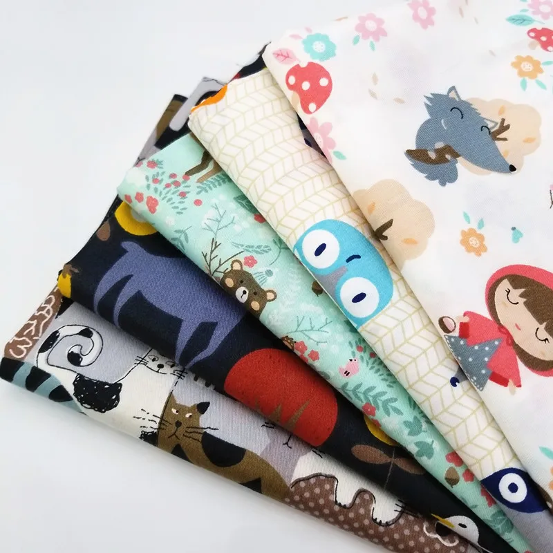 Childish Style Cotton Twill Fabric Cute Animal Series Printing DIY Sewing Quilting Patchwork Cloth Crafts Fabric For Child
Childish Style Cotton Twill Fabric Cute Animal Series Printing DIY Sewing Quilting Patchwork Cloth Crafts Fabric For Child