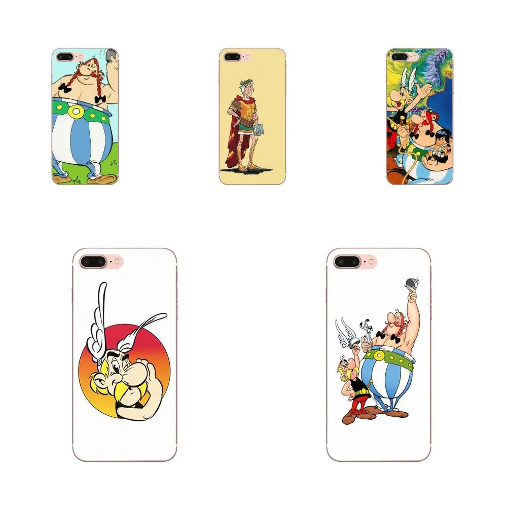 Мягкий чехол из ТПУ с рисунком Asterix и Obelix для Xiaomi Mi3 Mi4 Mi4C Mi4i Mi5 Mi 5S 5X 6 6X A1 Max Mix 2 Note 3 4 |