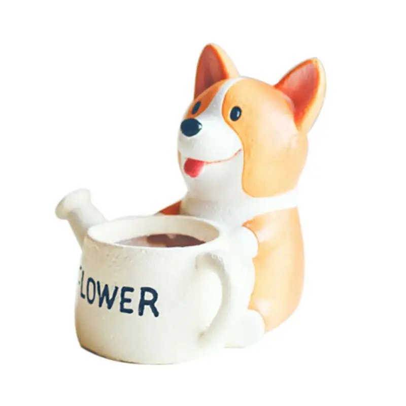 Funny Resin Small Flower Pot Planter Cute Corgi Garden Plants Succulents Bonsai Potted Flowers Desk Garden Supplies
Funny Resin Small Flower Pot Planter Cute Corgi Garden Plants Succulents Bonsai Potted Flowers Desk Garden Supplies