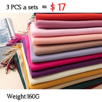 3Pcs a Sets soild cashmere women scarf winter warm shawl and wraps hijab store pashmina long female foulard head scarves
3Pcs a Sets soild cashmere women scarf winter warm shawl and wraps hijab store pashmina long female foulard head scarves