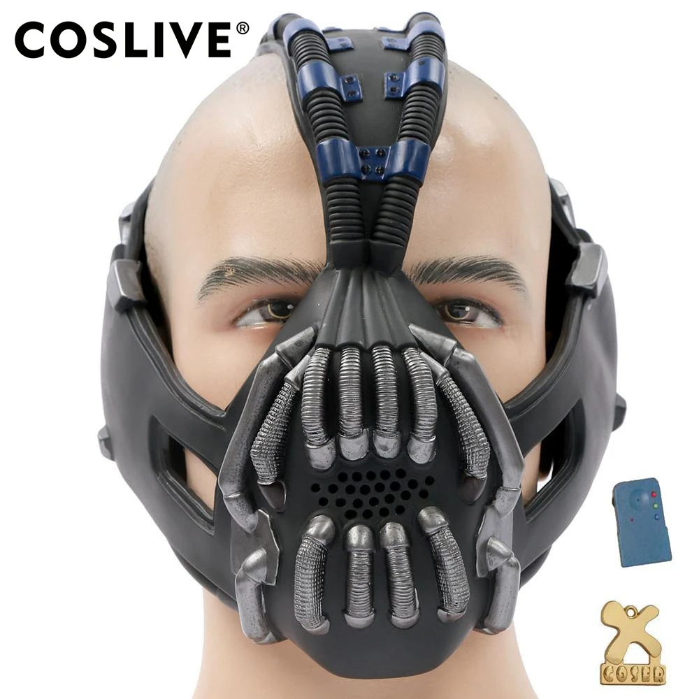 Coslive Batman Mask Bane Half Face Mask Change Voice The Dark Knight Rises Cosplay Costume Accessories Prop
Coslive Batman Mask Bane Half Face Mask Change Voice The Dark Knight Rises Cosplay Costume Accessories Prop