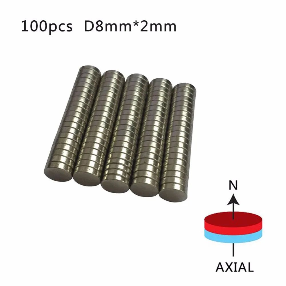 Strong 10/20/50/100pcs Rare Earth NdFeB Magnet 8*2 mm Neodymium N50 Disc Magnets Round Cylinder Sheet Fridge 8*2mm
Strong 10/20/50/100pcs Rare Earth NdFeB Magnet 8*2 mm Neodymium N50 Disc Magnets Round Cylinder Sheet Fridge 8*2mm