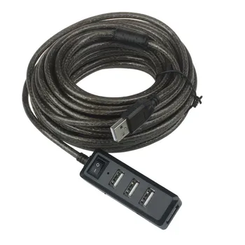 10M Ultra Long Efficient 4-Port USB 2.0 Hub for Notebooks with High Speed Adapter ON / OFF Switch #10
10M Ultra Long Efficient 4-Port USB 2.0 Hub for Notebooks with High Speed Adapter ON / OFF Switch #10