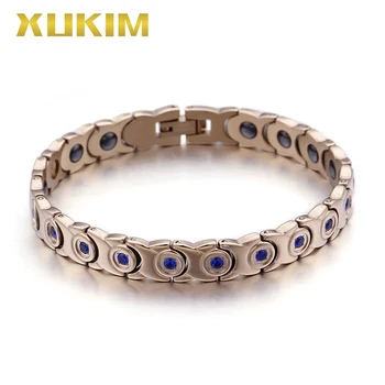 XMB129 Xukim Jewelry titanium steel Health Magnet Bracelets Power Element Magnets zircon bangle fasion gifts for men and women
XMB129 Xukim Jewelry titanium steel Health Magnet Bracelets Power Element Magnets zircon bangle fasion gifts for men and women