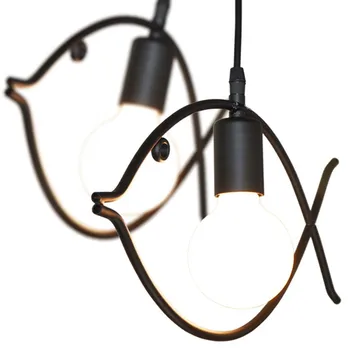 Art Iron Fish Pendant Lamp Nordic Modern Simple Designer Lamp Living Room Dining Room Children's Room Individuality Creativity
Art Iron Fish Pendant Lamp Nordic Modern Simple Designer Lamp Living Room Dining Room Children's Room Individuality Creativity