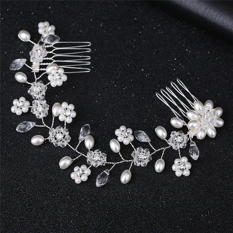 Handmade Luxury Pure White Flowers Imitation Pearl Hair Combs Wedding Bridal Hair Jewelry
Handmade Luxury Pure White Flowers Imitation Pearl Hair Combs Wedding Bridal Hair Jewelry