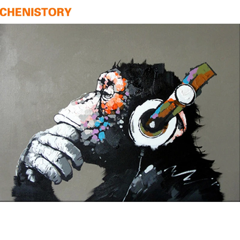 CHENISTORY Abstract Monkey DIY Painting By Numbers Home Wall Art Picture Paint By Numbers Calligraphy Painting 40x50cm Artwork
CHENISTORY Abstract Monkey DIY Painting By Numbers Home Wall Art Picture Paint By Numbers Calligraphy Painting 40x50cm Artwork