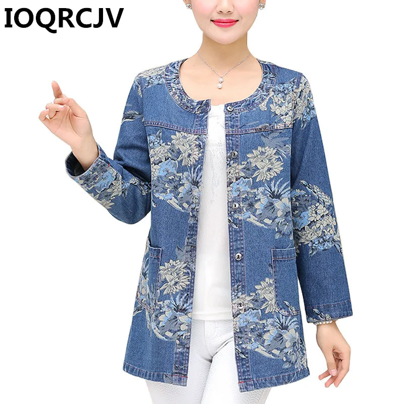 2019 Autumn Women Denim Jackets New Tops Ladies Print Single Breasted Casual O-Neck Loose Jean Coats Large Size Outerwear R571
2019 Autumn Women Denim Jackets New Tops Ladies Print Single Breasted Casual O-Neck Loose Jean Coats Large Size Outerwear R571