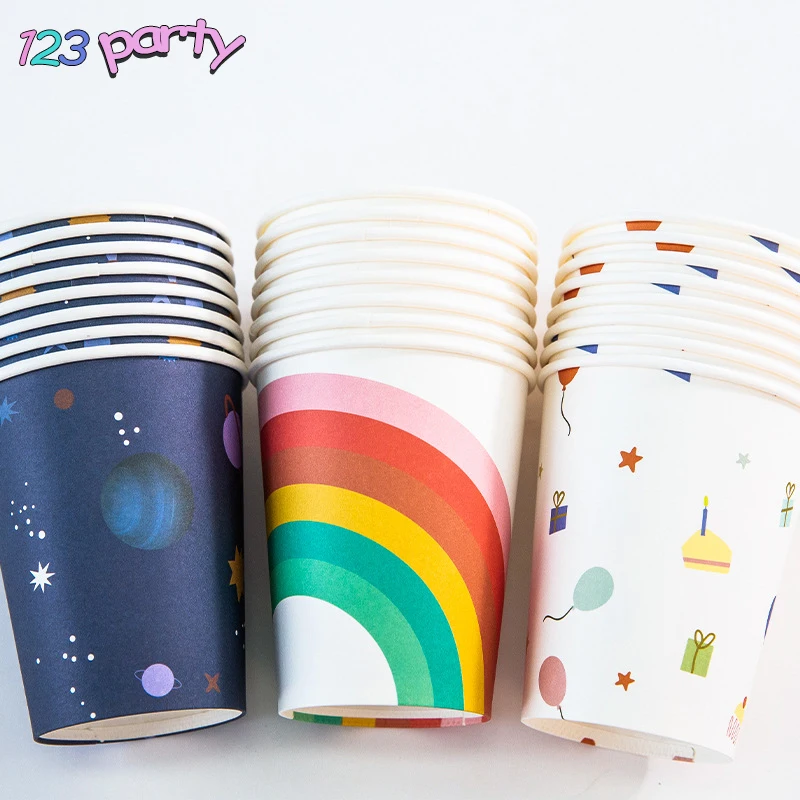 8pcs children's day rainbow stars party disposable tableware paper cup kids birthday party decoration baby shower party supplies
8pcs children's day rainbow stars party disposable tableware paper cup kids birthday party decoration baby shower party supplies