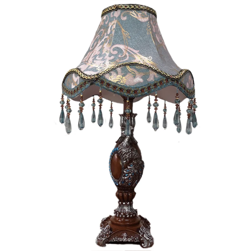 Luxury European style bedside light fabric lampshade resin bracket desk lamp vintage decora table lamps for bedroom living room
Luxury European style bedside light fabric lampshade resin bracket desk lamp vintage decora table lamps for bedroom living room