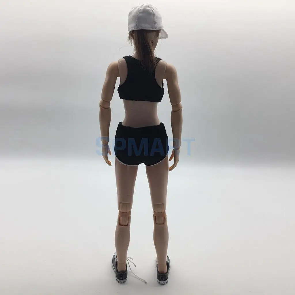 1/6 Scale Female Sport Pants Suit Shirt Women Clothes Set for 12'' Phicen Action Figures Collectible Doll Toy DIY Accessories