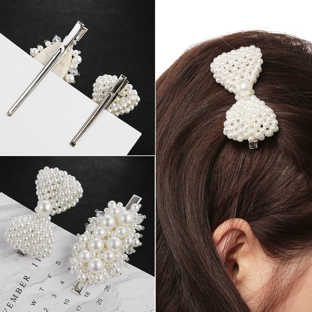 Korea Style Fashion Imitiation Pearl Hair Clip Elegant Barrettes Women Girls Handmade Pearl Flowers Hairpins Hair Accessories
Korea Style Fashion Imitiation Pearl Hair Clip Elegant Barrettes Women Girls Handmade Pearl Flowers Hairpins Hair Accessories