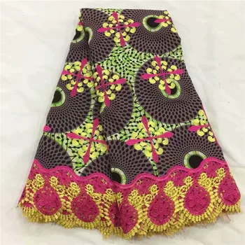 Latest apparel wax material African ankara batik cotton wax cord lace fabric for dress WLF206(6yards/lot)
Latest apparel wax material African ankara batik cotton wax cord lace fabric for dress WLF206(6yards/lot)