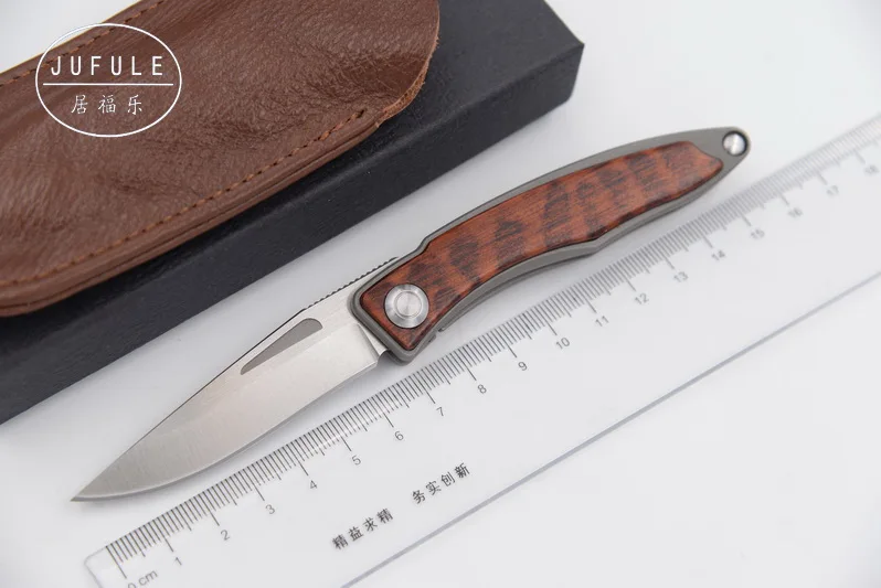 JUFULE 2018 Mnandi M390 Blade snake wood Titanium handle folding copper washer hunt camp Pocket Survival EDC Tool kitchen knife
JUFULE 2018 Mnandi M390 Blade snake wood Titanium handle folding copper washer hunt camp Pocket Survival EDC Tool kitchen knife