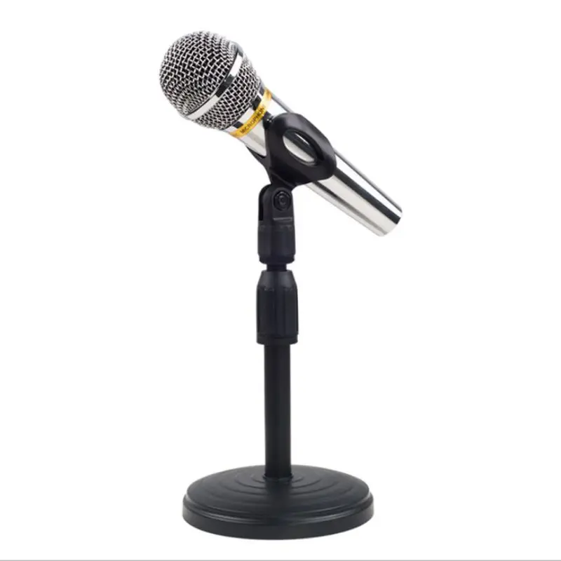 Foldable Desktop Tripod Mic Stand Adjustable Angle Foldable Table Tops Microphone Mount Holder Stand Bracket Plastic Black
Foldable Desktop Tripod Mic Stand Adjustable Angle Foldable Table Tops Microphone Mount Holder Stand Bracket Plastic Black