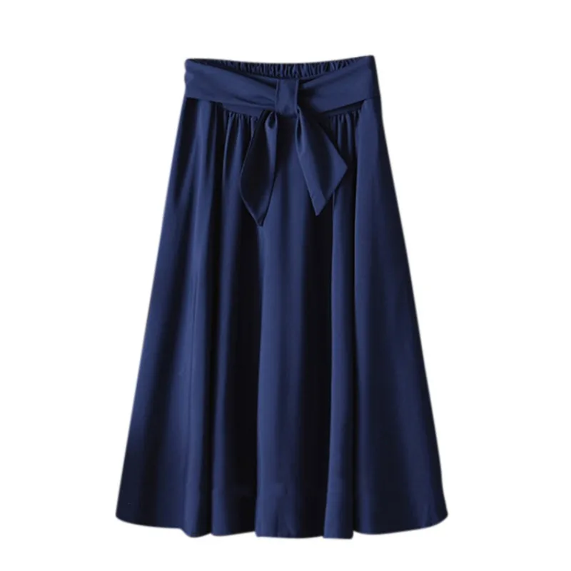 Elegant Solid Pleated Skirt Women Vadim Vintage Side Zipper A Line Skirts Big Bow High Waist Midi Skirt faldas mujer moda 2019
Elegant Solid Pleated Skirt Women Vadim Vintage Side Zipper A Line Skirts Big Bow High Waist Midi Skirt faldas mujer moda 2019
