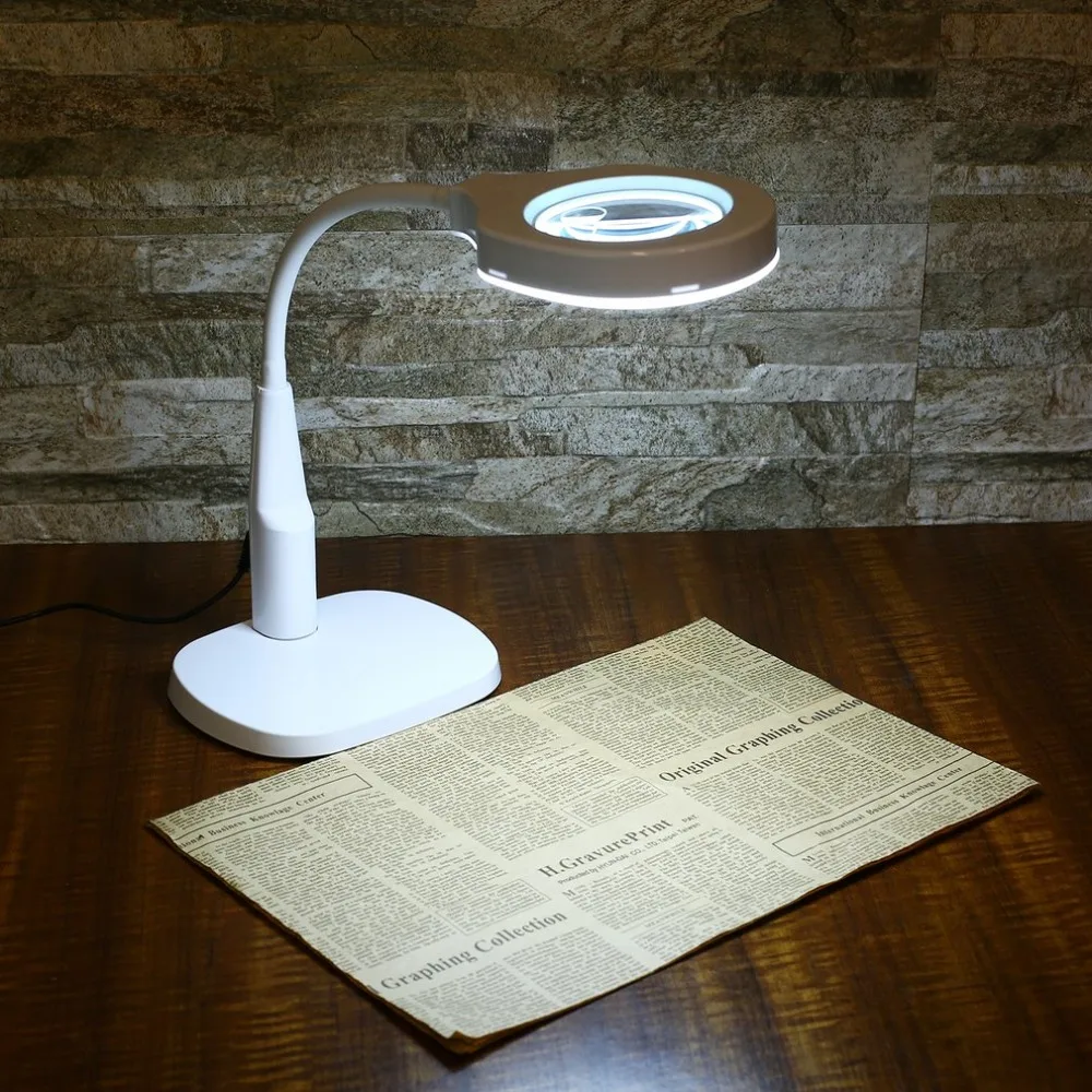 Standing Light Magnifier Foldable Table Magnifier Tools Lamp LED Lights Large 10x Lens Magnifying Glass with Steady Base
Standing Light Magnifier Foldable Table Magnifier Tools Lamp LED Lights Large 10x Lens Magnifying Glass with Steady Base