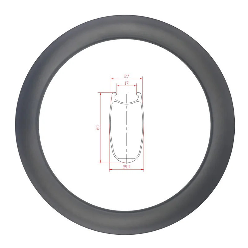 700c 60mm clincher road disc brake bicycle carbon rim 27mm width Cyclo-cross road bike rim inner width 17mm UD 3K 12K
700c 60mm clincher road disc brake bicycle carbon rim 27mm width Cyclo-cross road bike rim inner width 17mm UD 3K 12K