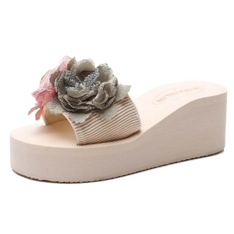 Willow Valley 6CM Heel Beach Slippers 3CM Heeled Slides High Platform Open Toe Summer Flower Sandals
Willow Valley 6CM Heel Beach Slippers 3CM Heeled Slides High Platform Open Toe Summer Flower Sandals