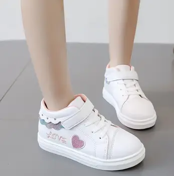 New Spring Autumn Pink PU Waterproof Soft Black Children Casual Shoes Girls White Sneakers Boy Sneakers Kids Shoes Size 26-36
New Spring Autumn Pink PU Waterproof Soft Black Children Casual Shoes Girls White Sneakers Boy Sneakers Kids Shoes Size 26-36