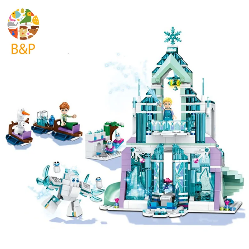 Logoing 41148 Snow World Series The Elsa`s Magical Ice Castle Set Building Blocks Bricks legoinglys Toys Girl friend with 10664
Logoing 41148 Snow World Series The Elsa`s Magical Ice Castle Set Building Blocks Bricks legoinglys Toys Girl friend with 10664