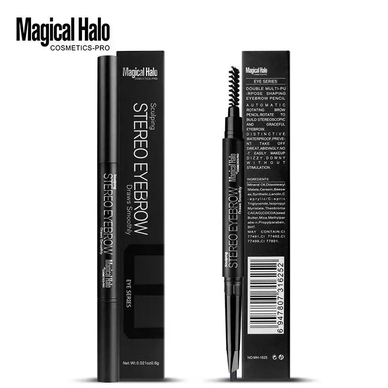 Magical Halo Automatic Eyebrow Enhancer Eyebrow Pencil With Brush Double-end Natural Long Lasting Eye Brow Pen Make Up Tools
Magical Halo Automatic Eyebrow Enhancer Eyebrow Pencil With Brush Double-end Natural Long Lasting Eye Brow Pen Make Up Tools