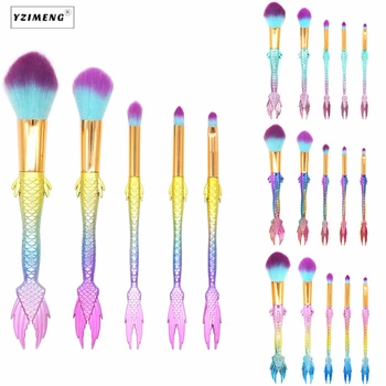 5Pcs Mermaid Makeup Brushes Set Foundation Blending Powder Blush Brush Eyeshadow Contour Concealer Cosmetic Beauty Make Up Tool
5Pcs Mermaid Makeup Brushes Set Foundation Blending Powder Blush Brush Eyeshadow Contour Concealer Cosmetic Beauty Make Up Tool