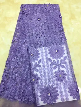 3D floral lace embroidery fabric, the latest Nigerian lace fabric 2019, luxury beads and sequins lace fabric lilac edge wedding
3D floral lace embroidery fabric, the latest Nigerian lace fabric 2019, luxury beads and sequins lace fabric lilac edge wedding