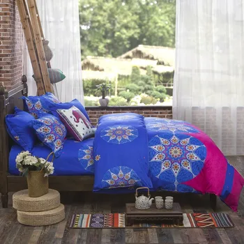 Boho Bedding Set Floral Bed Linen Home Textiles Printed Duvet Cover 4Pcs Twin Queen couvre lit Direct Selling
Boho Bedding Set Floral Bed Linen Home Textiles Printed Duvet Cover 4Pcs Twin Queen couvre lit Direct Selling